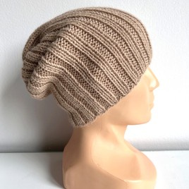 LAURIN – czapka z alpaki damska 100% 302 camel