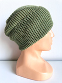 VARELLA Turn-Up Merino Wool Beanie 100% Baby Merino 38 Olive