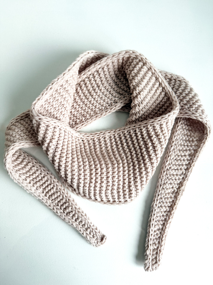 Słodki szalik, apaszka baby merino Nitkowe Love 59 Pszeniczny