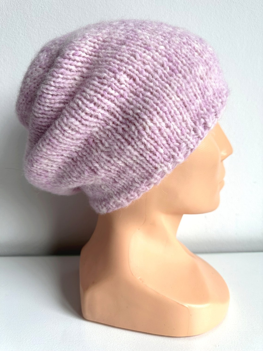 CHMURKA Beanie-Mütze aus Alpaka 08 Hellrosa