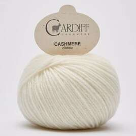 Włóczka Cardiff Cashmere Classic 501 Neve