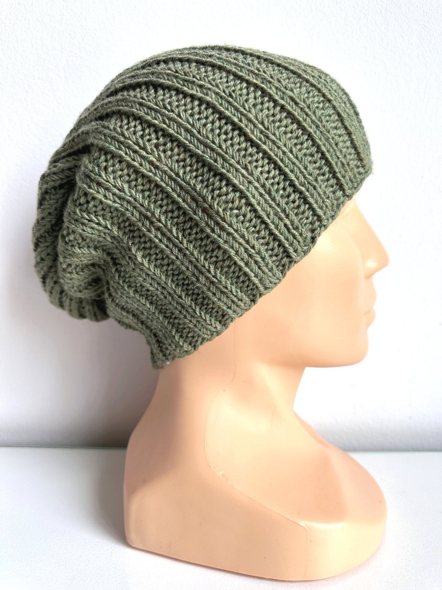 HELLI Women's Merino Wool Beanie 100% Baby Merino 38 Olive