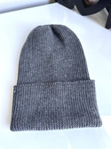 VARELLA – czapka zimowa merino beanie 20 Ciemny szary, 100% baby merino