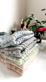 NELLI Handmade Merino Wool Beanie 24 Sprane Dżinsy