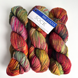 Włóczka skarpetkowa Malabrigo SOCK SW886 DIANA