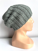 HELLI – czapka zimowa merino damska 100% Baby Merino 50 Zielona Szałwia