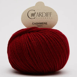 Włóczka Cardiff Cashmere Classic 714 Scarlatta