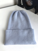 Beanie czapka z wełny merino VARELLA 100% Baby Merino 53 Rosa
