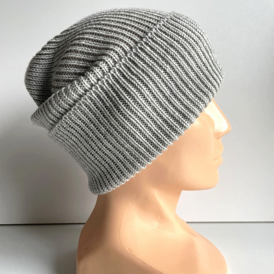 VARELLA Beanie 100% Baby Merino Wool 22 Light Grey Winter