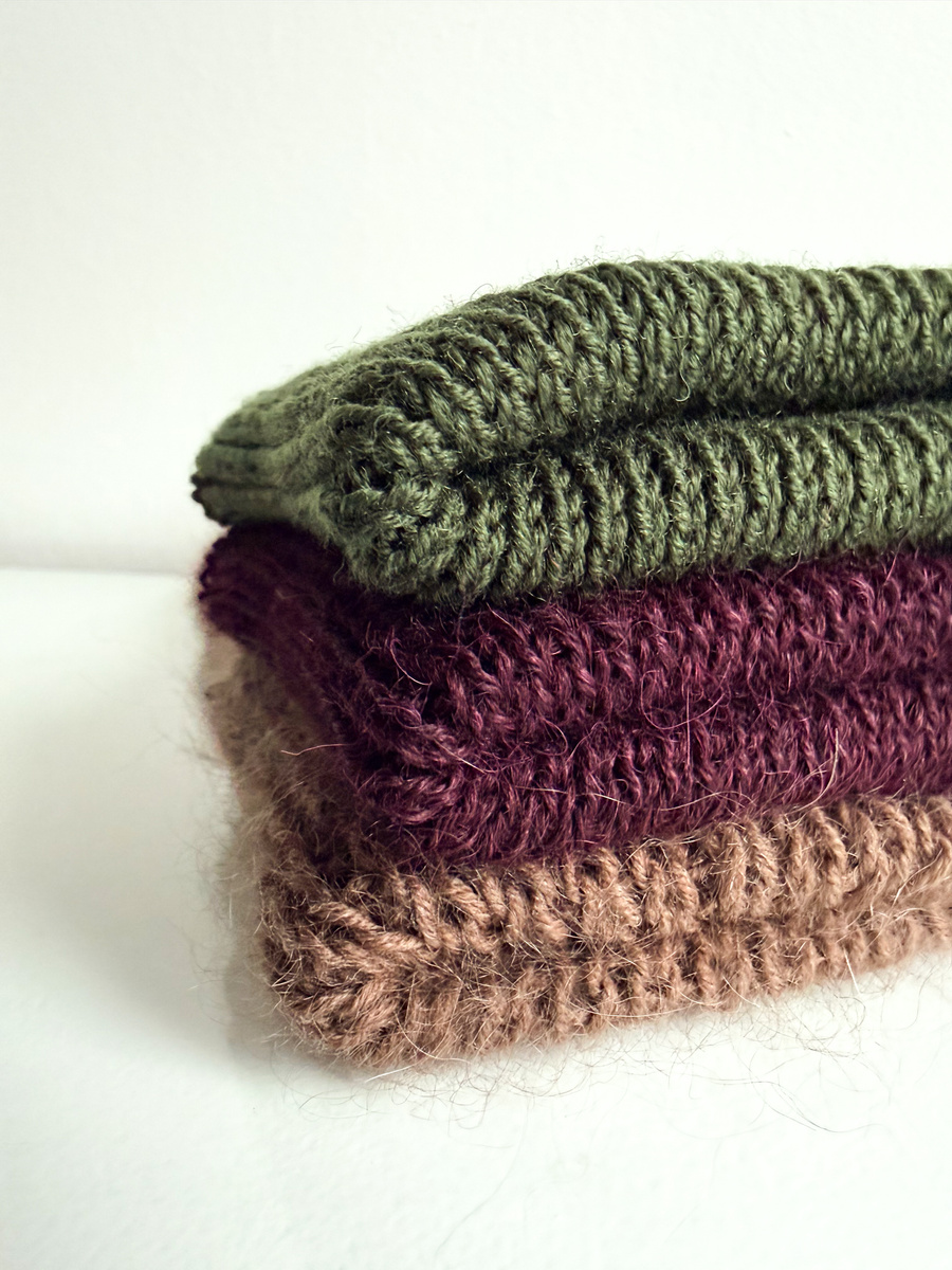 VARELLA Turn-Up Merino Wool Beanie 65 ciemny leśny Unisex