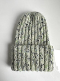 DAISY – czapka beanie ręcznie farbowana baby merino + moher i jedwab 467 Kaktus