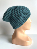 Czapka wełniana NANA 100% Baby Merino 47 Morze Północne
