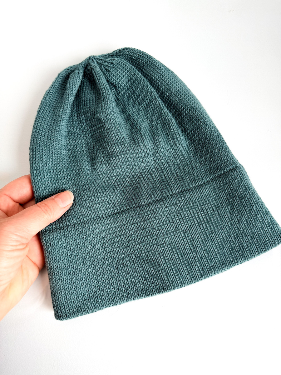 Czapka beanie z baby merino 100% – 66 Mglisty Las