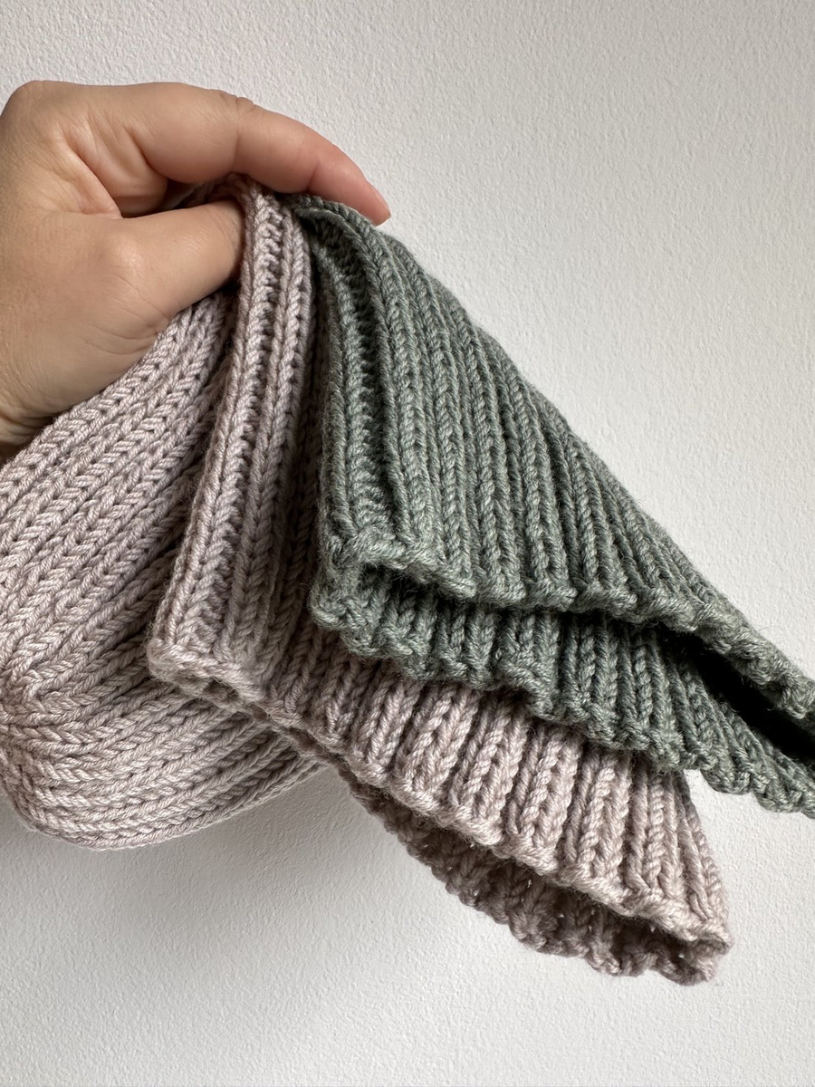HELLI – czapka zimowa merino damska 100% Baby Merino 50 Zielona Szałwia