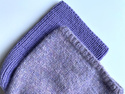 CHMURKA Handgemachte Alpakamütze 15 Fioletowa Mgiełka