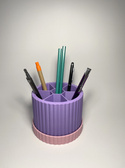 Spin & Sort Rotating Organizer for Crochet Hooks, Pens, Brushes - Lavender Rose