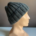 HELLI Unisex Merino Wool Beanie 100% Baby Merino 20 Dark Grey