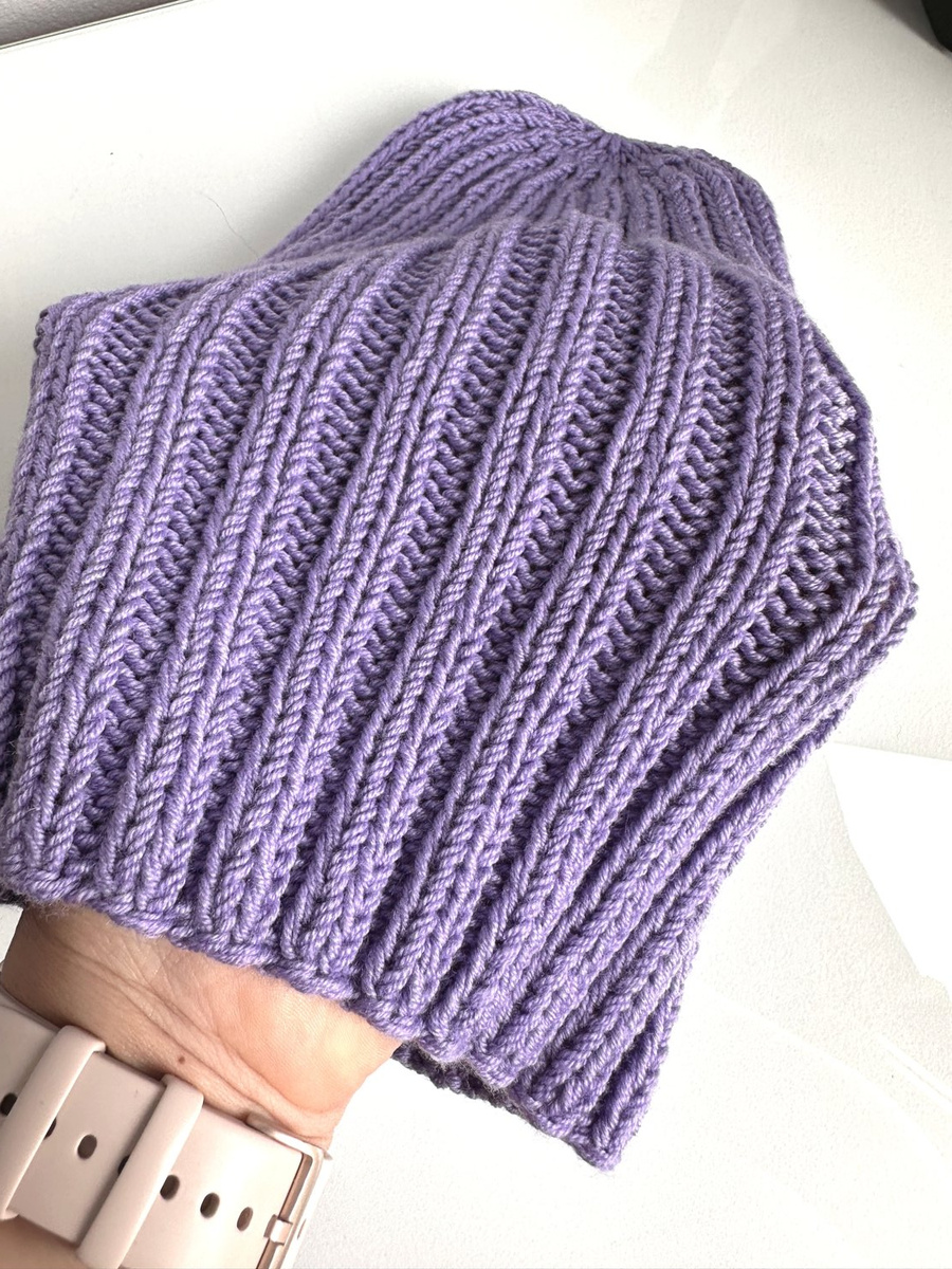 HELLI – czapka zimowa merino damska 14 Fioletowy