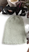 CHMURKA Handmade Alpaca Beanie 56 mięta pieprzowa