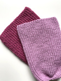 NANA – czapka beanie z wełny baby merino 27 Stary Róż