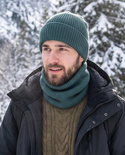 Ręcznie robiony KOMIN VARELLA 100% Baby Merino 66 Mglisty Las