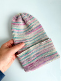 VARELLA Beanie-Mütze aus Merinowolle 100% Baby Merino 105 Magiczna Beza