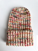 NELLI Turn-Up Merino Wool Beanie 27 Zimowy Karnawał Unisex