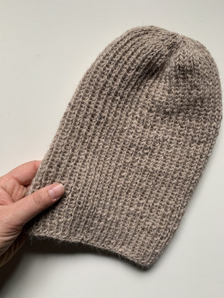 KIARA Alpaca Beanie 100% 2020 Jasny Nugat