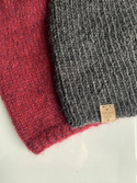 KIARA – czapka beanie z alpaki 100% 506 Ciemny Szary