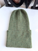 VARELLA Turn-Up Merino Wool Beanie 100% Baby Merino 38 Olive