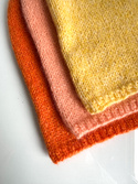 CHMURKA Handmade Alpaca Beanie 54 Słodka Morela