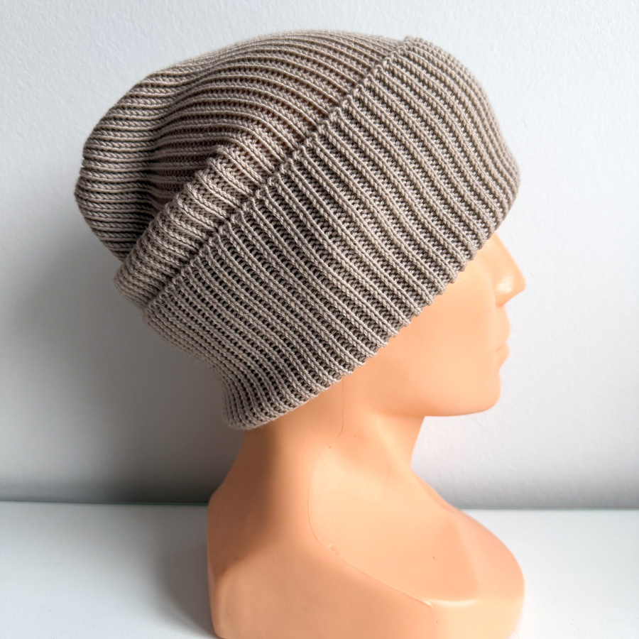 VARELLA Turn-Up Baby Merino Wool Beanie 100% 64 jasny dąb