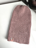 NANA – czapka beanie z wełny baby merino 49 Pustynna Róża