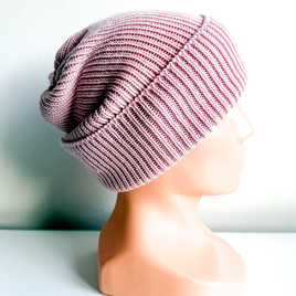 VARELLA – czapka z wełny merino baby merino 54 Pudrowy Róż