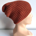 KIARA Beanie-Mütze aus 100% Alpaka 2925 rdza