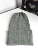 VARELLA – czapka beanie z wełny merino 100% 50 Zielona Szałwia jesienno‑zimowa