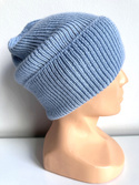 HELEN – czapka z 100% alpaki 6205 błękitny