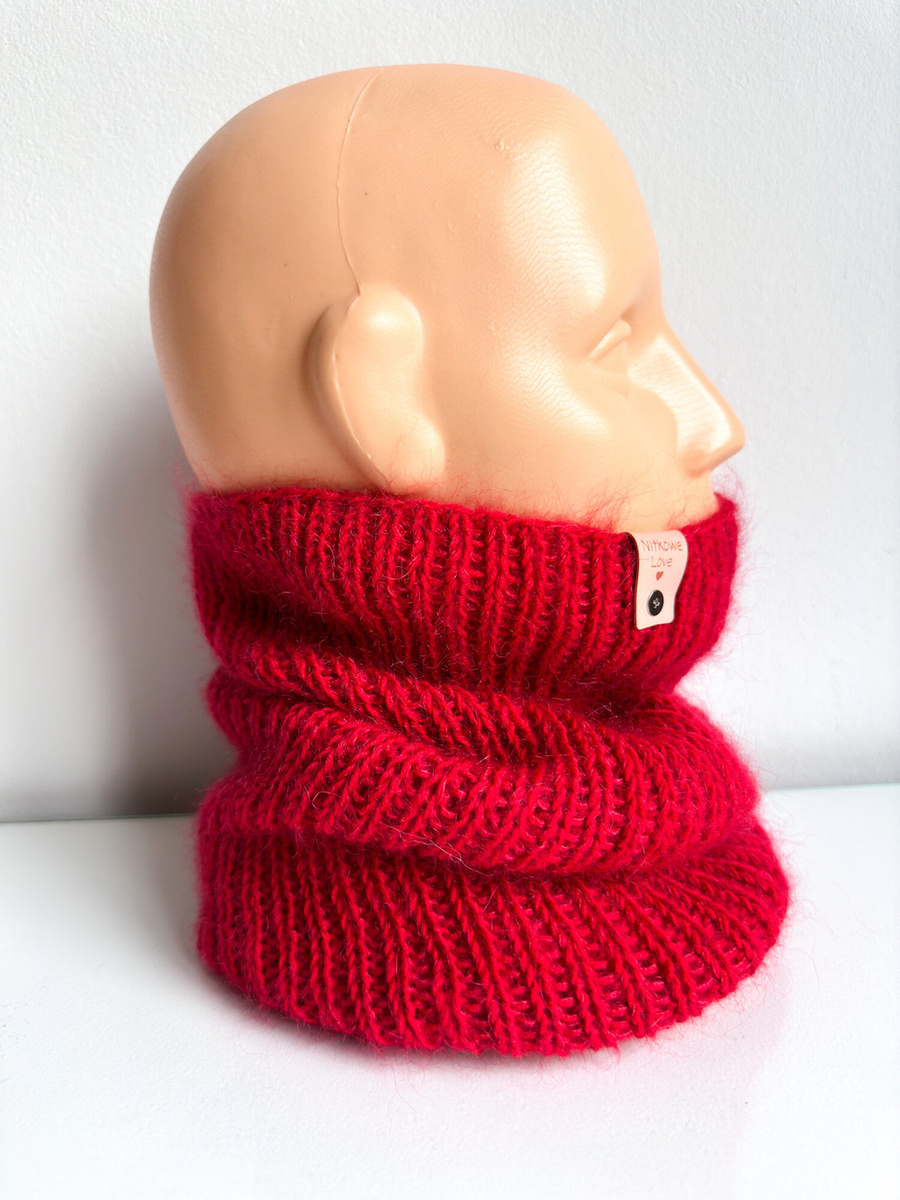 Ręcznie robiony KOMIN AUREA 100% Baby Merino plus moher i jedwab - WYBIERZ KOLOR