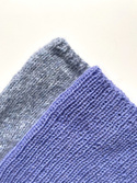 AUREA – czapka beanie handmade baby merino + moher i jedwab 25/11 Lawenda