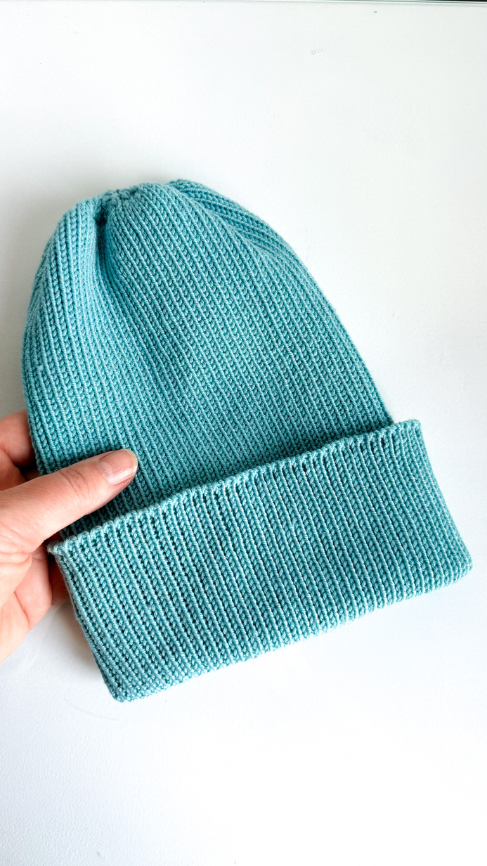 VARELLA Baby Merino Wool Beanie 10 Light Turquoise