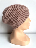 VARELLA – czapka z wełny merino 100% Baby Merino 49 Pustynna Róża, beanie przejściowa