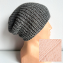 KIARA Alpaca Beanie 100% Alpaca 9033 lody truskawkowe