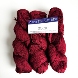 Włóczka skarpetkowa Malabrigo SOCK SW800 TIZIANO RED