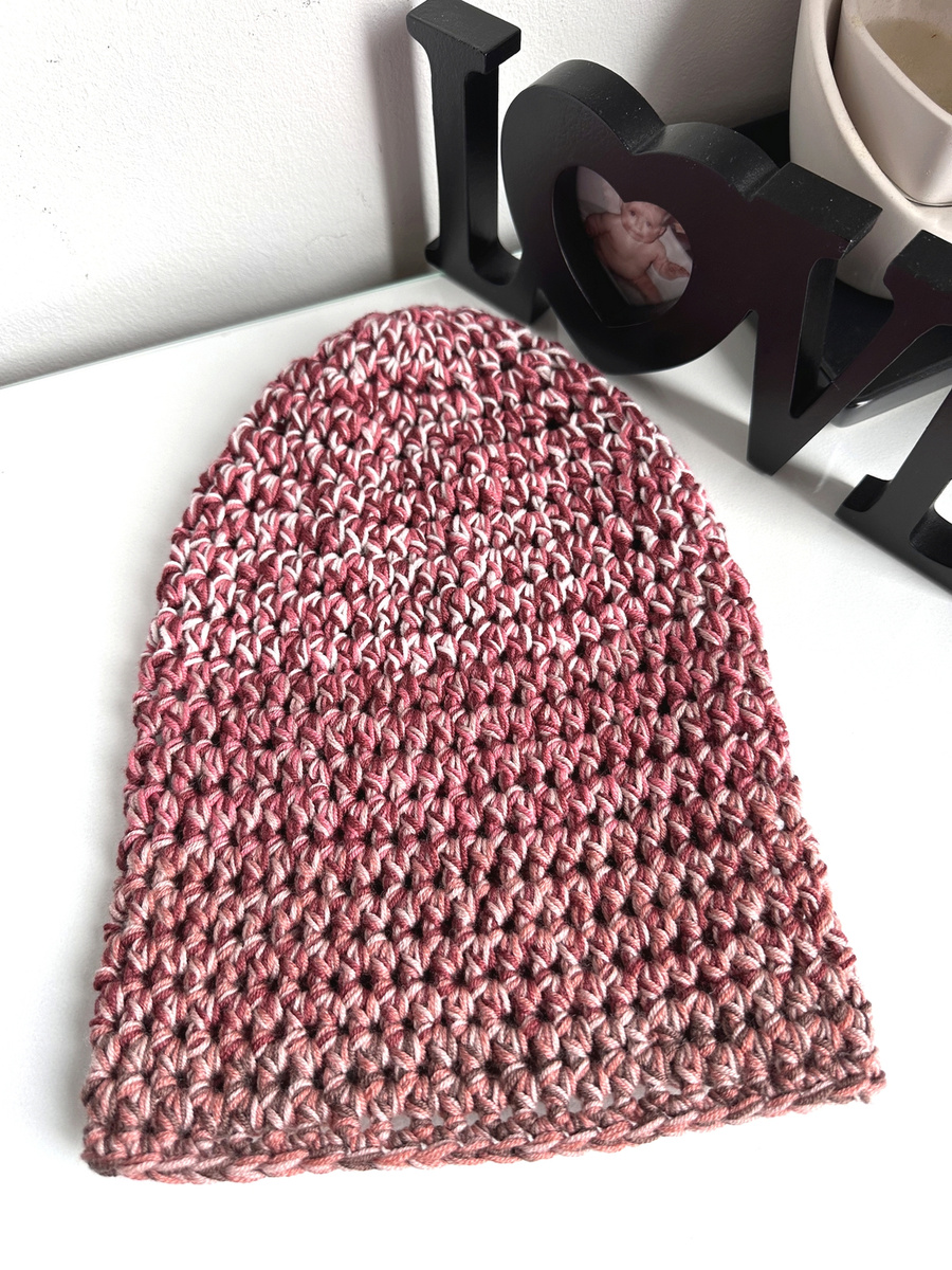 Nitkowe Love – czapka beanie z wełny baby merino 100% multicolor 2, jesienno‑zimowa, unisex