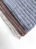 HELLI – czapka zimowa merino damska beanie 17 Beż 100% Baby Merino