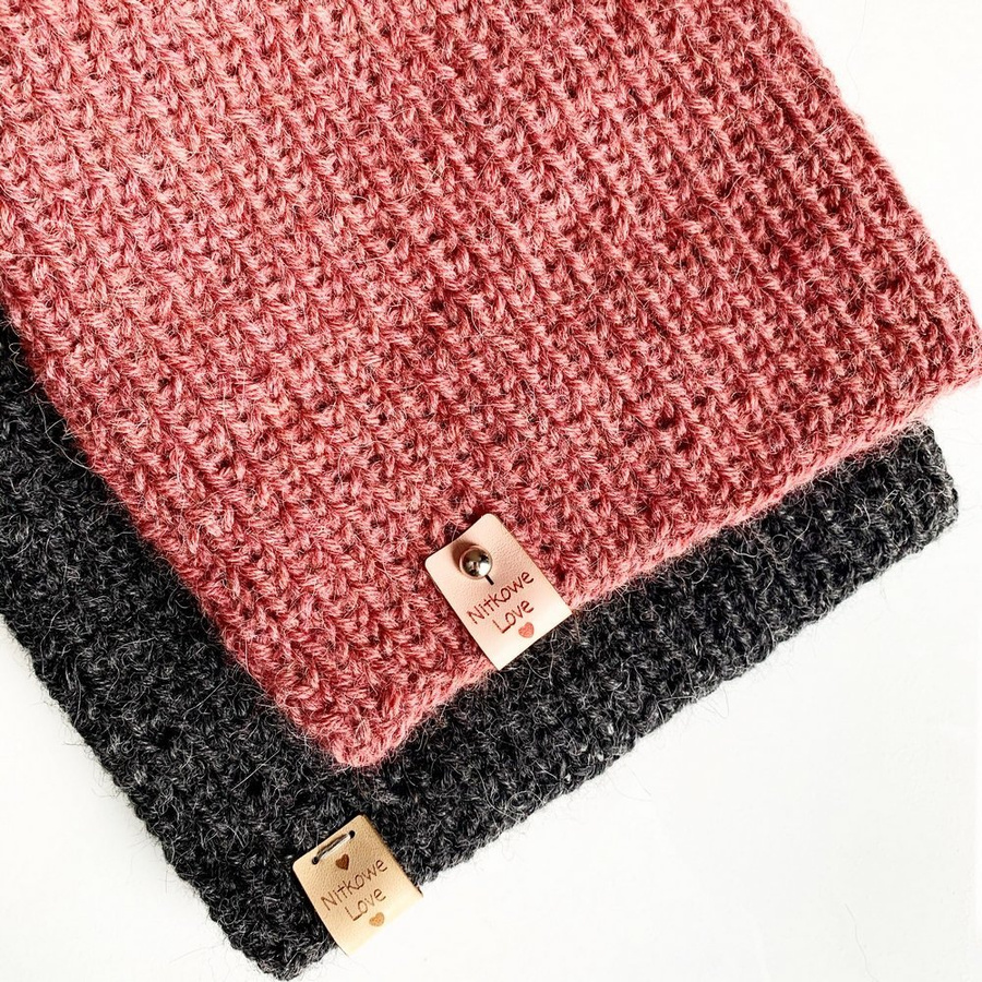 KIARA Damenmütze aus 100% Alpaka 9024 ciemny blush
