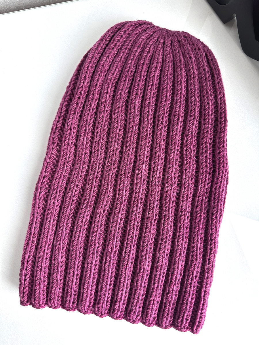 HELLI – czapka zimowa merino damska 34 Wrzos