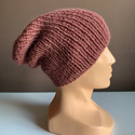 KIARA Alpaca Beanie 100% 9024 ciemny blush