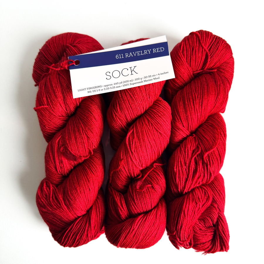Włóczka skarpetkowa Malabrigo SOCK SW611 RAVELRY RED
