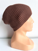 VARELLA – czapka z wełny merino 100% Baby Merino 52 Czekolada beanie przejściowa
